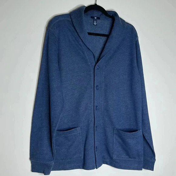 Men’s Blue Gap Cardigan - Picture 3 of 9